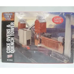 Walthers 933-2972 HO Coke Ovens & Quench Tower Ashland Iron & Steel Building Kit - Model Train Junction: Quality Parts and Art Supplies