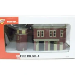 Walthers 933-2809 HO Fire Co. No. 4 Cornerstone Series Assembled Built-Ups - Model Train Junction: Quality Parts and Art Supplies