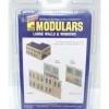 Walthers 933-3723 HO Large Wall & Windows Modular Kit - Model Train Junction: Quality Parts and Art Supplies