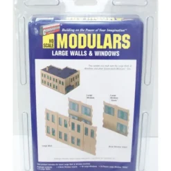 Walthers 933-3723 HO Large Wall & Windows Modular Kit - Model Train Junction: Quality Parts and Art Supplies