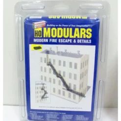 Walthers 933-3736 HO Modern Fire Escape & Details Kit - Model Train Junction: Quality Parts and Art Supplies