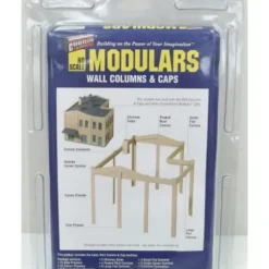 Walthers 933-3725 HO Modular Wall Columns & Caps Kit - Model Train Junction: Quality Parts and Art Supplies
