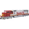 Walthers 910-11001 HO Santa Fe EMD SD75M Diesel Locomotive - Standard DC #203 - Model Train Junction: Quality Parts and Art Supplies