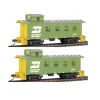 Walthers 932-27563 HO Scale Burlington Northern 30' 4 Window Caboose 2 Pack LN/Box - Model Train Junction: Quality Parts and Art Supplies
