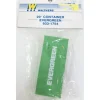 Walthers 933-1754 HO Scale Evergreen 20'' Container - Model Train Junction: Quality Parts and Art Supplies