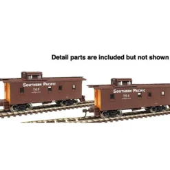 Walthers 932-27607 HO Southern Pacific C-30-1 Wood Caboose Kit (Set of 2) LN/Box - Model Train Junction: Quality Parts and Art Supplies