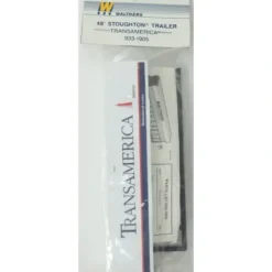 Walthers 933-1905 HO Transamerica 48' Stoughton Trailer - Model Train Junction: Quality Parts and Art Supplies