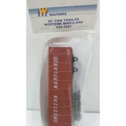 Walthers 933-1622 HO Western Maryland 32'''' Van Trailer Kit - Model Train Junction: Quality Parts and Art Supplies