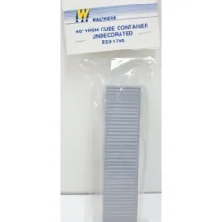 Walthers 933-1700 Undecorated 40' HC Container - Model Train Junction: Quality Parts and Art Supplies