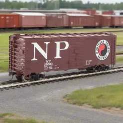 Walthers Mainline, 910-1346, HO Scale, 40' AAR 1944 Box Car, Northern Pacific, #25003 - Model Train Junction: Quality Parts and Art Supplies