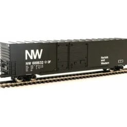 Walthers Mainline HO 910-3211 60' PS Double Door Auto Parts Box Car, Norfolk And Western #600636 - Model Train Junction: Quality Parts and Art Supplies