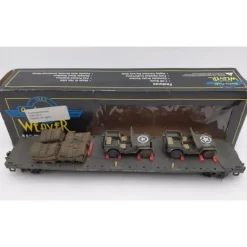 Weaver Custom Yard Master Models 17191 O US Army Transport Car #38234 VG/Box - Model Train Junction: Quality Parts and Art Supplies