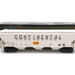 Weaver U3718D Continental Grain PS-2 Hopper 3-Rail LN/Box - Model Train Junction: Quality Parts and Art Supplies