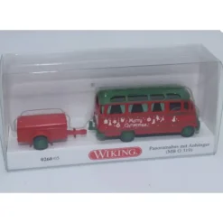 Wiking 026005 HO Christmas Panorama Bus with Trailer - Model Train Junction: Quality Parts and Art Supplies
