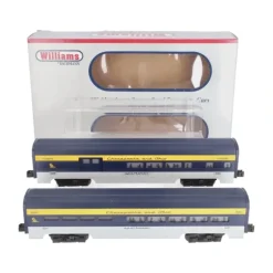 Williams 43011 C&O 60 Ft. Streamline Passenger 2-Pack - Model Train Junction: Quality Parts and Art Supplies
