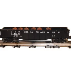Williams 47202 C&O Gondola w/Barrels - Model Train Junction: Quality Parts and Art Supplies
