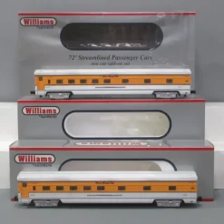 Williams 43118 D&RGW 72 Ft. Streamline Passenger 2-Pack - Model Train Junction: Quality Parts and Art Supplies
