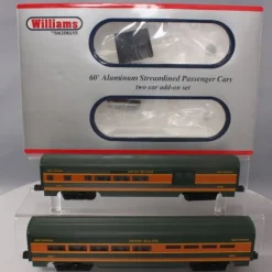 Williams 43003 Great Nothern 60 Ft. Streamline Passenger 2-Pack - Model Train Junction: Quality Parts and Art Supplies
