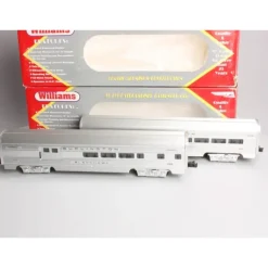 Williams 43002 O Gauge Burlington 60 Ft. Streamline Passenger Car 2-Pack - Model Train Junction: Quality Parts and Art Supplies