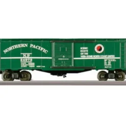 Williams 47015 O Gauge Northern Pacific 40 Ft. Boxcar #24972 - Model Train Junction: Quality Parts and Art Supplies