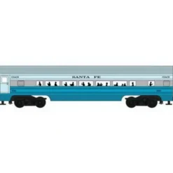 Williams 43026 O Gauge Santa Fe 60 Ft. Streamline Passenger 2-Pack - Model Train Junction: Quality Parts and Art Supplies