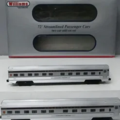 Williams 43112 PRR 72 Ft. Streamliner Passenger Cars (Set of 2) - Model Train Junction: Quality Parts and Art Supplies