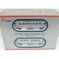 Williams 43264 Santa Fe O27 Streamline Passenger 4-Pack - Model Train Junction: Quality Parts and Art Supplies