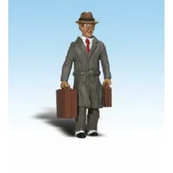 Woodland Scenics A2538 G Scenic Accents Carl Commuter Figure - Model Train Junction: Quality Parts and Art Supplies