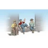 Woodland Scenics A2548 G Scenic Accents The Bumm Brother Figures (Set of 4) - Model Train Junction: Quality Parts and Art Supplies