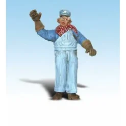 Woodland Scenics A2536 G Scenic Accents Ernie the Engineer Figure - Model Train Junction: Quality Parts and Art Supplies