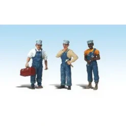 Woodland Scenics A2549 G Scenic Accents Three Train Mechanic Figures (Set of 4) - Model Train Junction: Quality Parts and Art Supplies