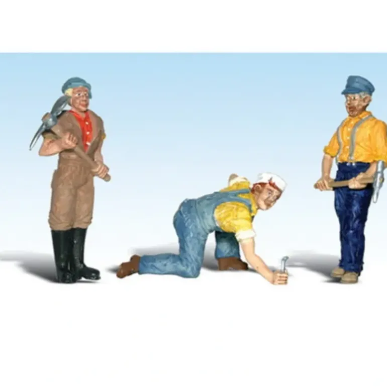Woodland Scenics A2542 G Scenic Accents Spike, Neil & Ty Figures (Set of 3) - Model Train Junction: Quality Parts and Art Supplies