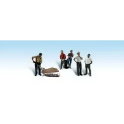 Woodland Scenics A1927 HO One Man Crew Construction Figures (Set of 7) - Model Train Junction: Quality Parts and Art Supplies