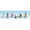 Woodland Scenics A1824 HO Ordinary People Scenic Accents Figures (Set of 6) - Model Train Junction: Quality Parts and Art Supplies
