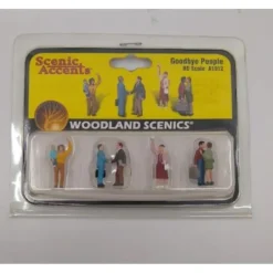 Woodland Scenics A1912 HO People Saying Goodbye Figures (Set of 6) - Model Train Junction: Quality Parts and Art Supplies