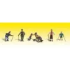 Woodland Scenics A1946 HO Physically Challenged Figures (Set of 6) - Model Train Junction: Quality Parts and Art Supplies