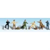 Woodland Scenics A1892 HO Scenic Accents Uniformed Traveler Figures (Set of 10) - Model Train Junction: Quality Parts and Art Supplies