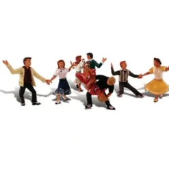 Woodland Scenics A1950 HO Scenic Accents Swingin' Sensation Figures (Set of 6) - Model Train Junction: Quality Parts and Art Supplies