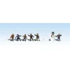 Woodland Scenics A1894 HO Scenic Accents Snowball Fight Figures (Set of 10) - Model Train Junction: Quality Parts and Art Supplies