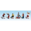Woodland Scenics A1891 HO Scenic Accents Children Figures (Set of 6) - Model Train Junction: Quality Parts and Art Supplies