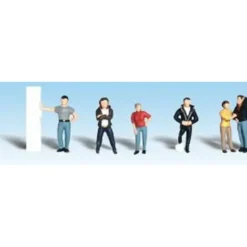 Woodland Scenics A1849 HO Scenic Accents Rebel People Figures (Set of 6) - Model Train Junction: Quality Parts and Art Supplies