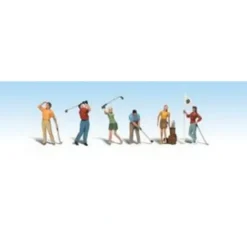 Woodland Scenics A1907 HO Scenic Accents Golfer Figures (Set of 7) - Model Train Junction: Quality Parts and Art Supplies