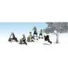 Woodland Scenics A1921 HO Scenic Accents Playtime Figures (Set of 7) - Model Train Junction: Quality Parts and Art Supplies