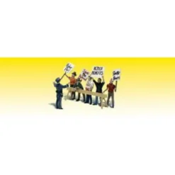 Woodland Scenics A2197 N Picket Line Figures Scenic Accents (Set of 7) - Model Train Junction: Quality Parts and Art Supplies