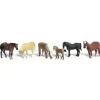 Woodland Scenics A2141 N Scenic Accents Farm Horse Figures (Set of 6) - Model Train Junction: Quality Parts and Art Supplies