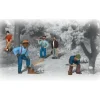 Woodland Scenics A2160 N Scenic Accents Lumberjack Figures (Set of 6) - Model Train Junction: Quality Parts and Art Supplies