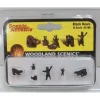 Woodland Scenics A2186 N Scenic Accents Black Bear Figures (Set of 6) - Model Train Junction: Quality Parts and Art Supplies