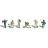 Woodland Scenics A2167 N Scenic Accents Chain Gang Figures (Set of 6) - Model Train Junction: Quality Parts and Art Supplies