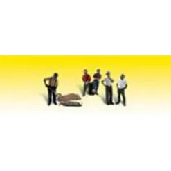 Woodland Scenics A2205 N Scenic Accents One Man Crew Figures (Set of 7) - Model Train Junction: Quality Parts and Art Supplies