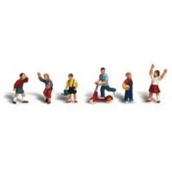 Woodland Scenics A2182 N Scenic Accents Children Figures (Set of 6) - Model Train Junction: Quality Parts and Art Supplies